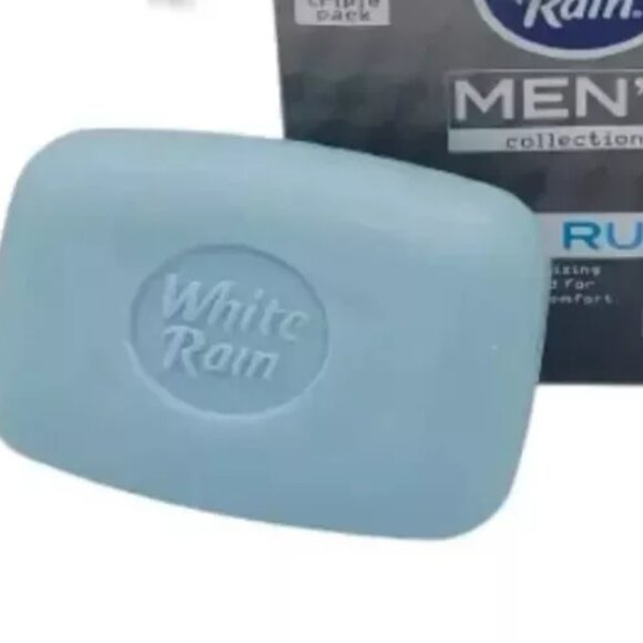 3 Packs - White Rain Men's Collection Solar Rush Bar Soap, Triple Pack - Picture 2 of 4
